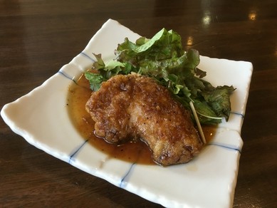 鮪ホホ肉のステーキ