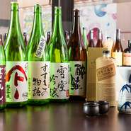 店主が厳選した地元北海道から、全国各地の銘酒が味わえます！