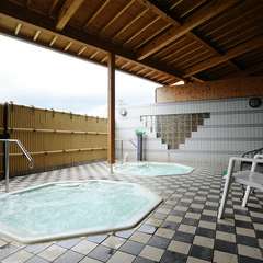 身も心も癒される、露天ジャグジー