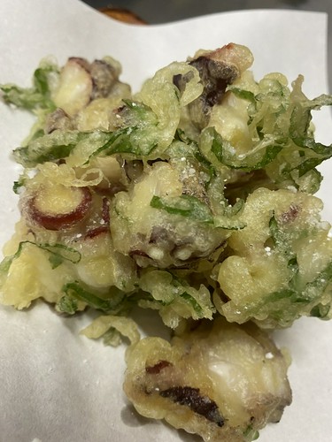 蛸の大葉衣天ぷら