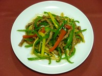 （青椒牛肉絲）