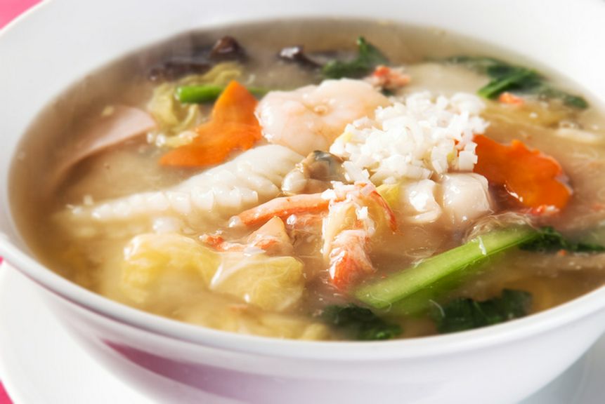 海の幸入りあんかけラーメン