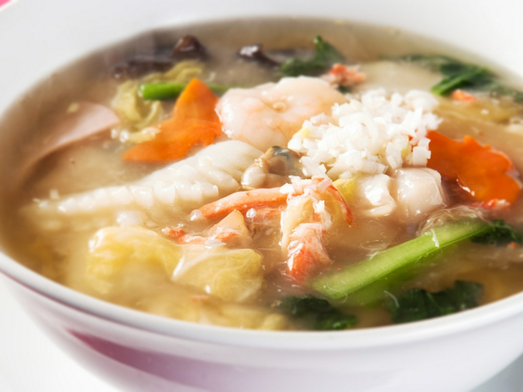 海の幸入りあんかけラーメン