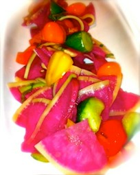 富里産の無農薬野菜でつくった『有機野菜の浅漬けマリネ』