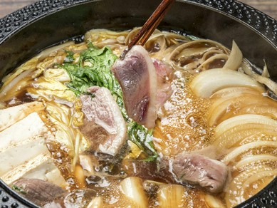 高田屋の『鴨』料理！甘めの煮汁と旨味がしみた野菜が美味