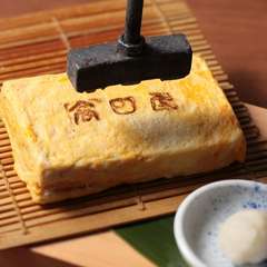 そば屋の出し巻き玉子　絶妙な出汁！　思わず笑みが。