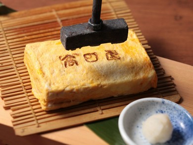 そば屋の出し巻き玉子　絶妙な出汁！　思わず笑みが。