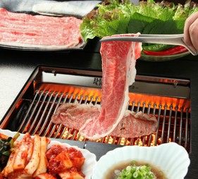 常陸牛サーロイン焼きシャブ　Hitachi Beef Sirloin Grilled Shabu-shabu