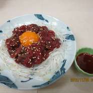 桜ユッケ　Horse Yukke