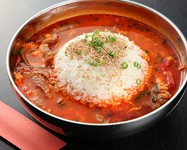 常陸牛カルビを使用したクッパ！　人気です