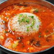 カルビクッパ　Calbi Rice Soup