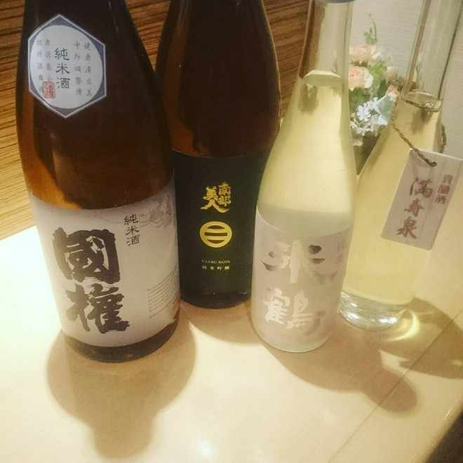 日本酒にこだわっている