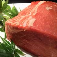 薩摩黒牛ヒレ肉。数量限定にてお出しします。