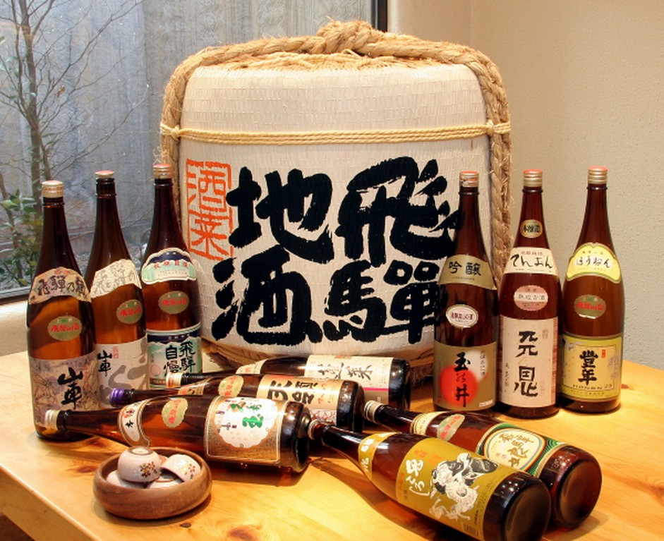 飛騨の全酒蔵の地酒が飲めます！