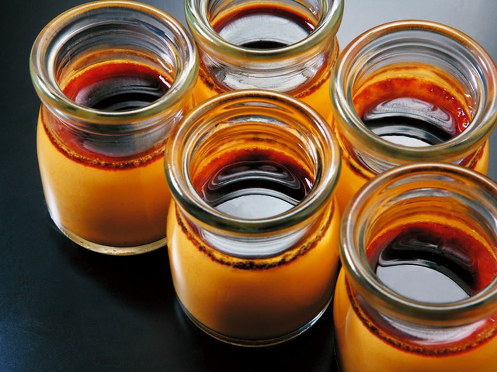 宿儺カボチャの三ツ星プリン