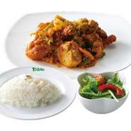 ・サラダ・ミックスカリー・ライス