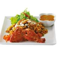 ・サラダ・ミニチキンカリー・ビリヤニ・タンドリーチキン