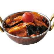 茄子とポテトのカリー