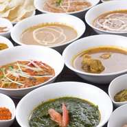 数十種類のスパイスは新陳代謝を高め、美肌効果も期待できそう。
