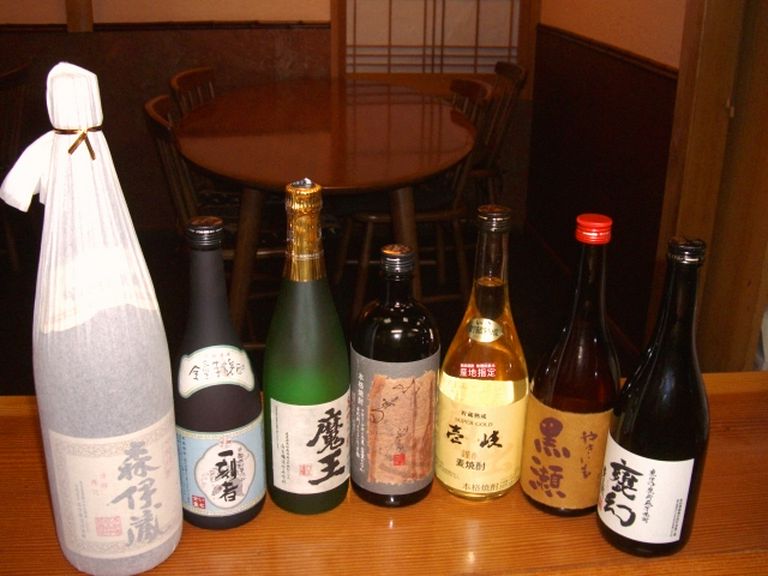 焼酎の品揃えも充実