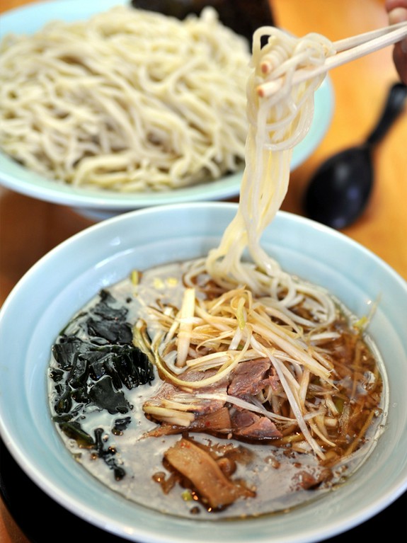 名物ネギつけ麺