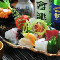 彩りも鮮やかな鮮魚が絶品『魚しん盛り』