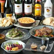 会社関係からプライベートまで、大切な方を送り出し、新しい仲間を迎える歓送迎会。フレンドリーな雰囲気から大人の落ち着いた雰囲気まで集まりに応じて自由に企画できます。時間、人数など気軽に相談できます。