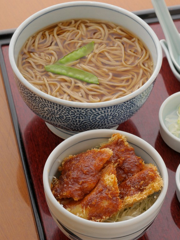 かけそばヒレ丼
