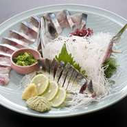 『天然さば造り・たたき 』