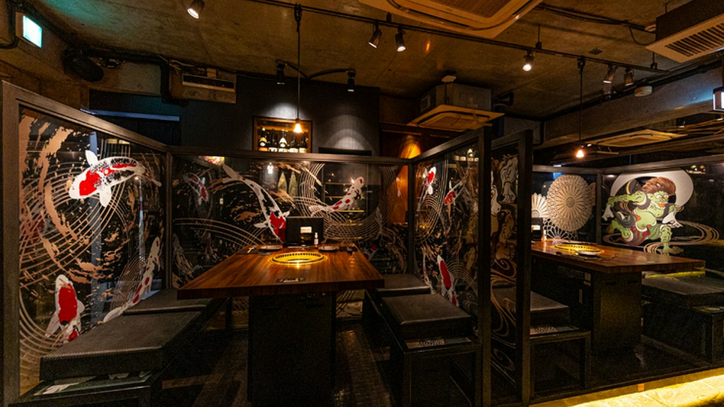 中目黒「焼肉」。お洒落な雰囲気の店内は女子会にもぴったり