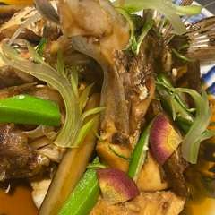 天然鯛のあら焚き