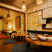 座敷席を多数完備しております。