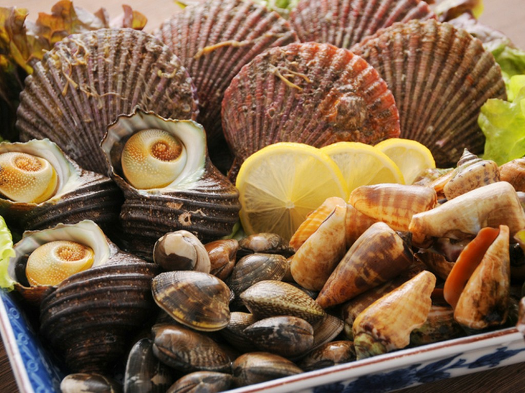 地物しか使わない、こだわりの魚介類はどれも新鮮！