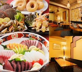 新年会や歓送迎会にもオススメ!! 2時間飲み放題付!! 人気の"うさぎ家 ご宴会コース"　5000円／6000円