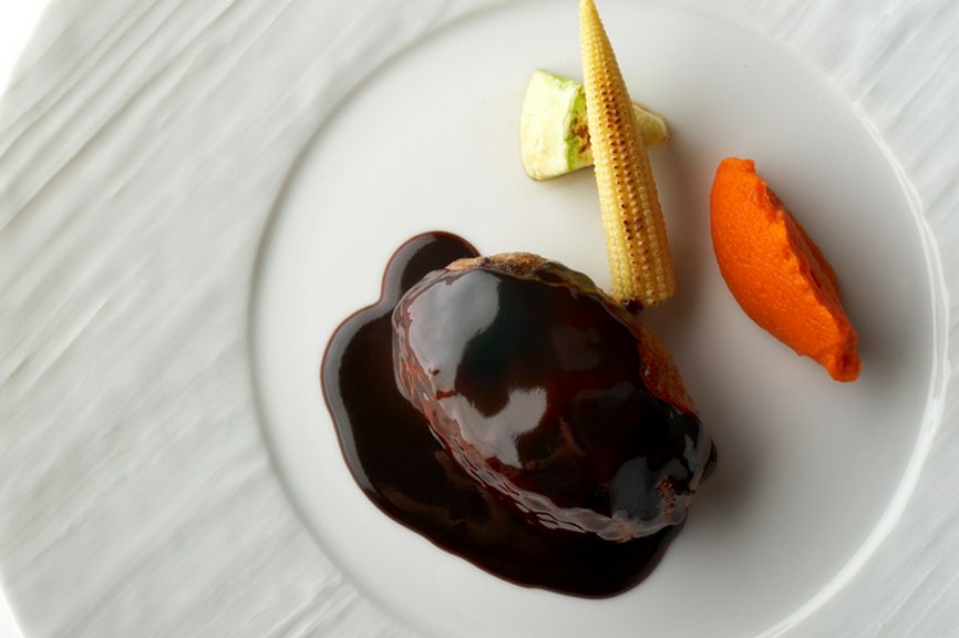 ahill名物 フォアグラ入りハンバーグステーキ