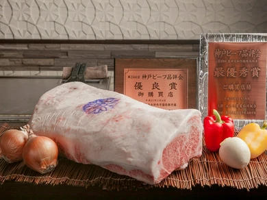 A5等級神戸牛サーロインステーキコース　160g