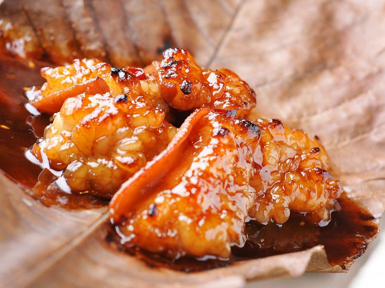 黒毛和牛ホルモンのほうば焼き