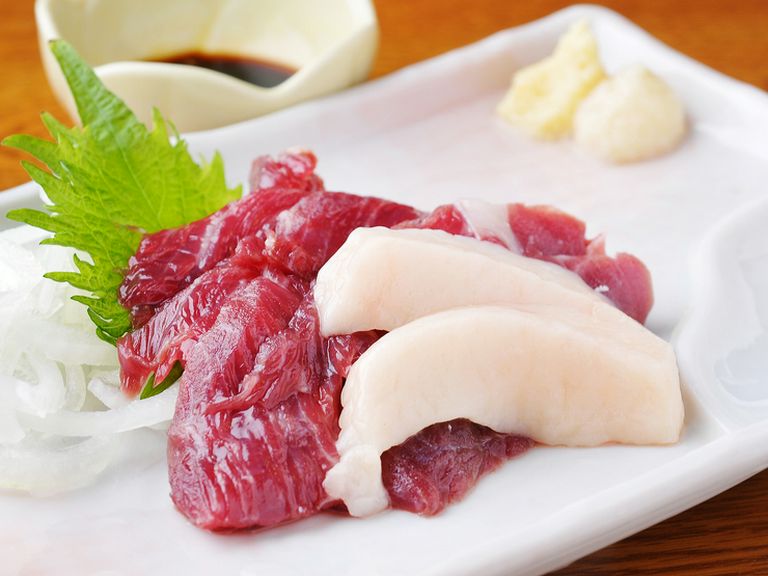 熊本直送馬刺し赤身