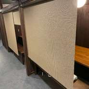 7名様以上の団体様向けの座敷や、2名、4名、6名個室など用途に合わせた完全個室