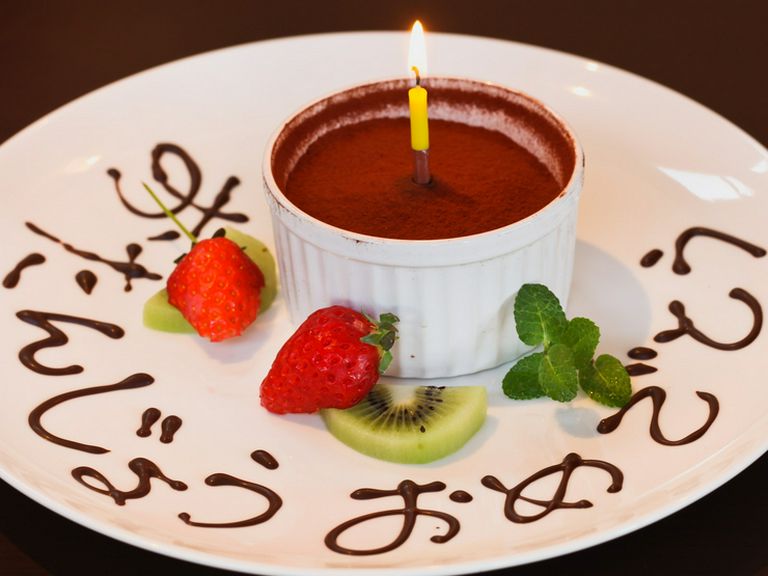 誕生日や記念日など、お祝いの席にも【プリマカフェ】