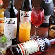 洋食に合うお酒を各種揃えています。ワインやカクテルなどもありますので、お好きなお酒と一緒に、洋食をお楽しみください。