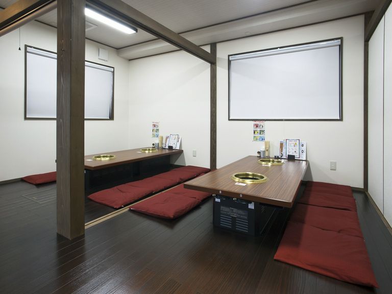 個室が充実、座敷は最大60名まで利用できます