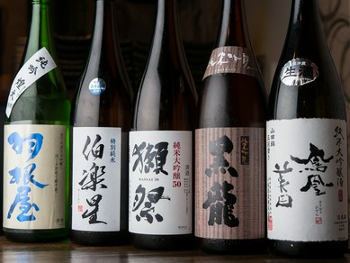 お料理との相性もいい、こだわりの「お酒」で楽しいひと時を