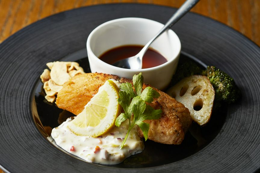 サーモンのムニエル