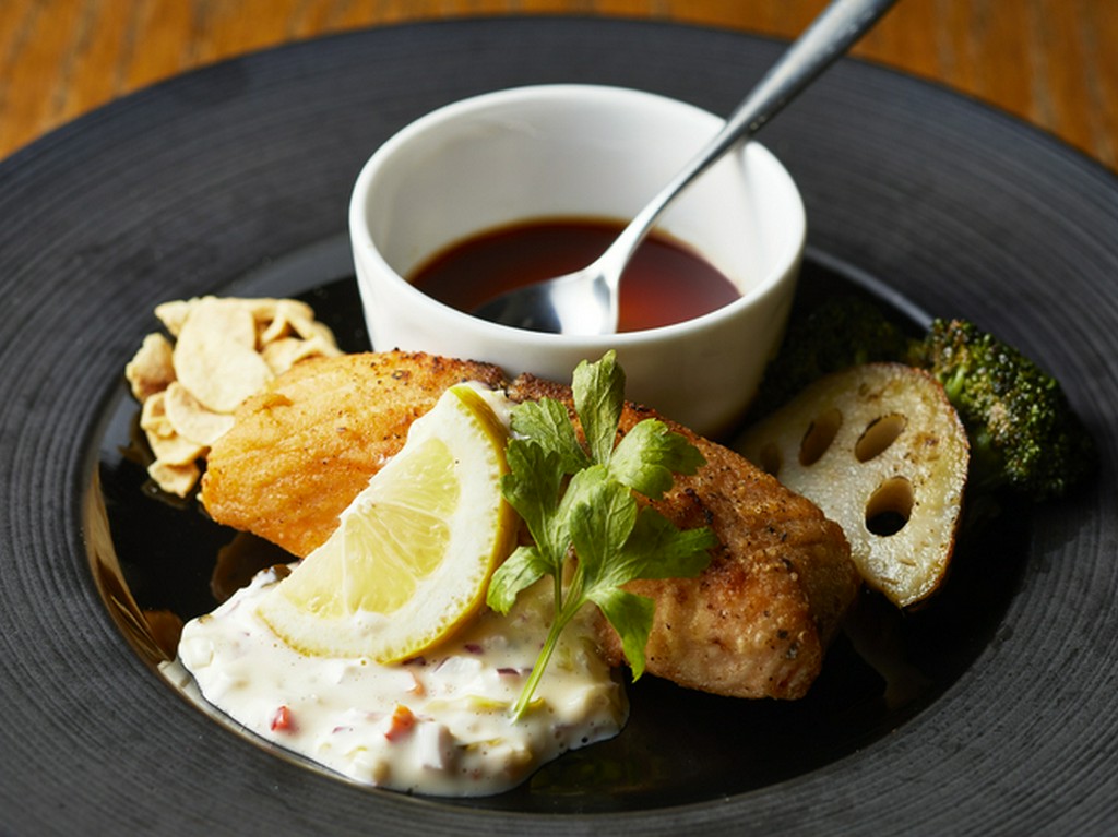 サーモンのムニエル