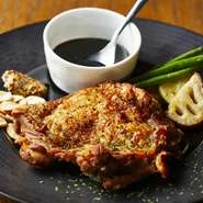 鶏モモ肉のロースト 皮目はパリッと身はふっくらジューシー