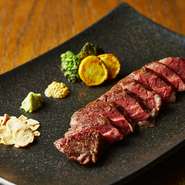 厳選黒毛和牛ハラミ肉のステーキ 柔らかくて噛むほどに溢れる旨みです