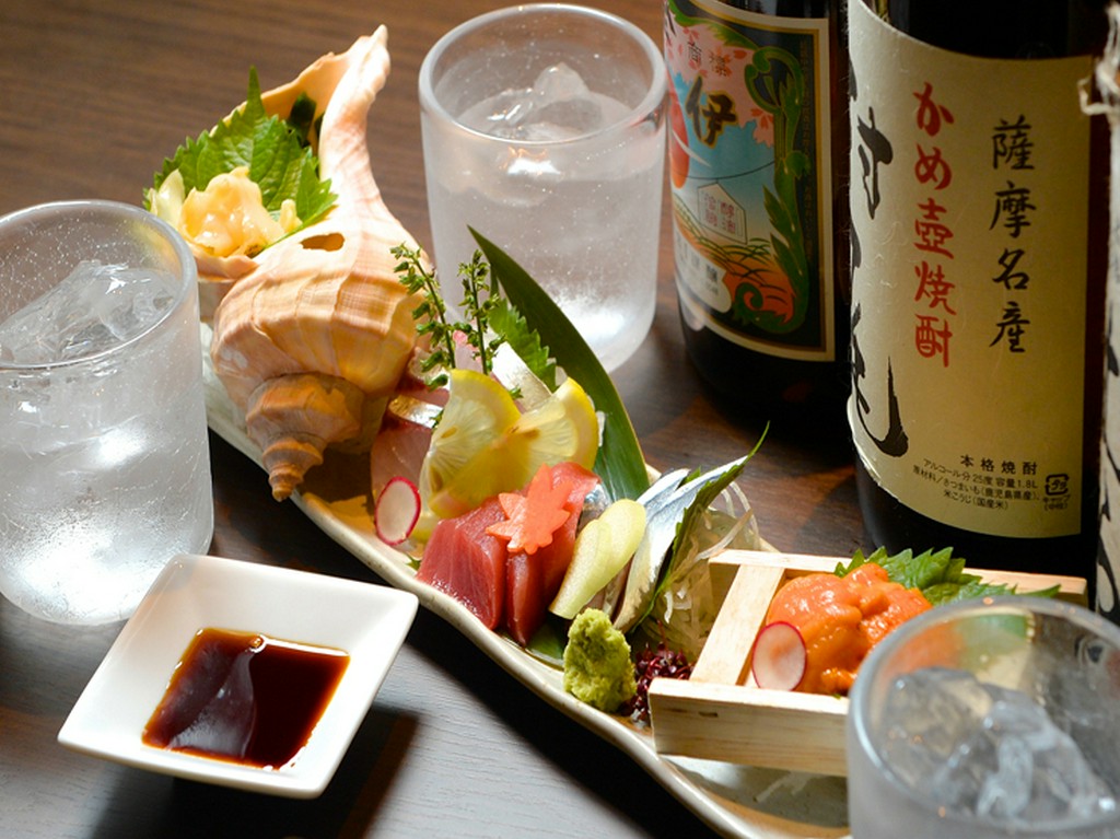 全国から直送で鮮度抜群の『産地直送お造り5点盛り』