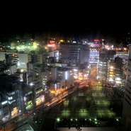 美しい夜景をのぞむことができます