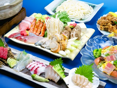 宴会コースは2時間飲み放題付きで4600円〜